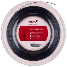 MSV Focus HEX teniška pletenica 200 m črna premer 1,10