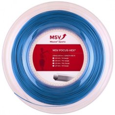 MSV Focus HEX teniška pletenica 200 m modra premera 1,18