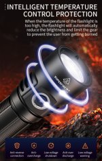 SupFire Supfire LED ročna svetilka L22 (60W, 5000lm)
