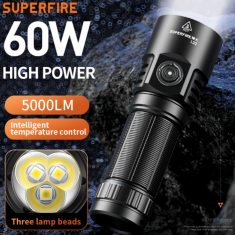 SupFire Supfire LED ročna svetilka L22 (60W, 5000lm)