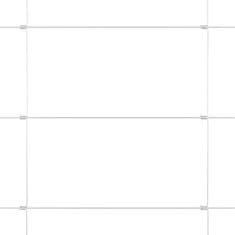 Vidaxl Ograja za polje 0,8 x 25 m iz galvaniziranega jekla