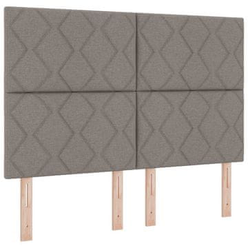 Vidaxl Vzglavje Taupe 160 cm blago