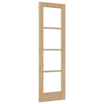 Vidaxl Notranja vrata z steklom ORKDAL Rjava 61 x 198.5 cm