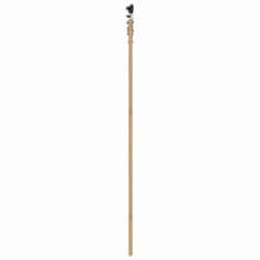 Vidaxl Drsna vrata Naravna in črna 93 x 232 cm Trd borov les in jeklo