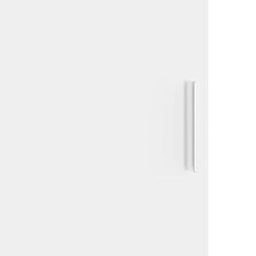 Vidaxl Miza 2 pcs Bela