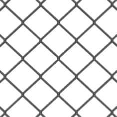Vidaxl Ograja Siva 25 x 1,2 m Metal