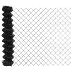 Vidaxl Ograja Siva 25 x 1,2 m Metal