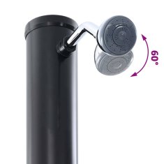 Vidaxl Zunanji solarni tuš s pipico 217 cm 20 L
