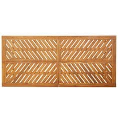 Vidaxl Komplet za jedilnico v vrtu 3 pcs Rjava 200 x 90 x 74 cm