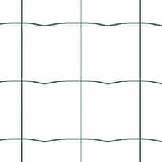Vidaxl Euro Ograde z 7 Stolpniki 0,4 x 10 m Galvanizirano Jeklo Zelena