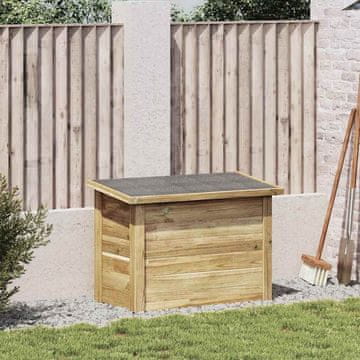 Vidaxl shramba 44x80x57 cm impregniran les bora