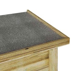 Vidaxl shramba 44x80x57 cm impregniran les bora