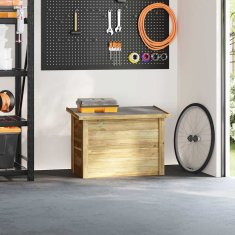 Vidaxl shramba 44x80x57 cm impregniran les bora