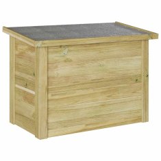 Vidaxl shramba 44x80x57 cm impregniran les bora