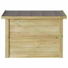 Vidaxl shramba 44x80x57 cm impregniran les bora