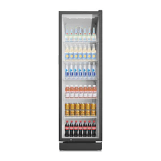 GERATEK hladilnik s steklenimi vrati GK3010B