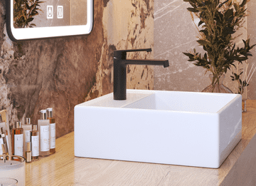 slomart kopalniška armatura za bide, Axel, črna