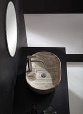 S6 Steklarstvo Šest UMIVALNIK marmor rjava S6BR3, 59 × 41 × 17 cm