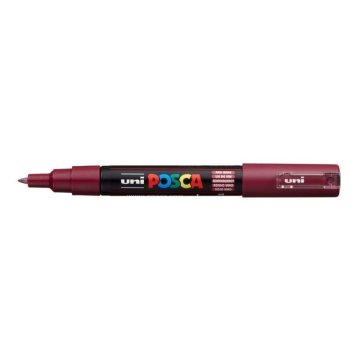Uni-ball POSCA akrilni marker - bordo 0,7 mm