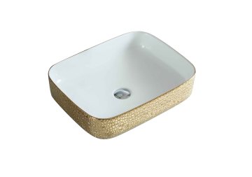 S6 Steklarstvo Šest UMIVALNIK zlat S6GW2, 52 × 40,5 × 14 cm