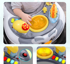 Tavalax Tavalax 3v1 Smart Baby Walker - nastavljiva, zložljiva, z glasbo in jedilno mizico