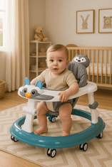 Tavalax Tavalax 3v1 Smart Baby Walker - nastavljiva, zložljiva, z glasbo in jedilno mizico