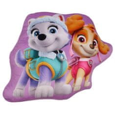 Paw Patrol Paw Patrol Sky Everest MEHKI Dekorativna blazina, dekorativna, VELURSKA oblikovana blazina za otroško sobo 32x31cm OEKO-TEX 
