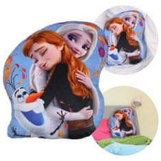 Disney Frozen Anna Elsa Olaf MEHKA Dekorativna blazina, okrasna, VELURSKA oblikovana blazina za otroško sobo 29x34cm OEKO-TEX 