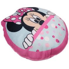 Disney Minnie Mouse MEHKA Dekorativna okrogla VELURSKA blazina za otroško sobo 33cm OEKO-TEX 