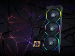 DEEPCOOL Lian Li HydroShift 360 komplet za tekočinsko hlajenje, LCD, črn (HSLCD36NB)