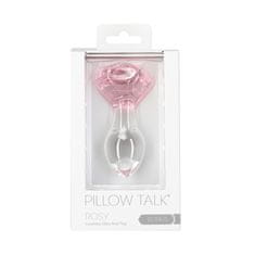 Pillow Talk Steklen analni čep Pillow Talk Rosy