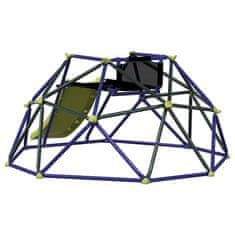 Vidaxl Plezalna dome Modra Jeklo