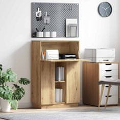 Vidaxl Deska artisan hrast 71,5 x 31,5 x 106,5 cm Konstruiran les