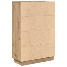 Vidaxl Deska artisan hrast 71,5 x 31,5 x 106,5 cm Konstruiran les