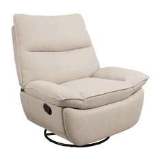 Dollcini Home Multifunctional Recliner – 270° Swivel, Tilt & Rock, barva breze