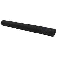 Vidaxl Siva heksagonalna ograja Siva 1.4 x 100 m Jeklo
