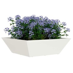 Vidaxl Plastična rastlinjak 5 pcs Bela 50 x 50 x 15 cm Jeklo