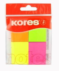 Kores Neonski bloki Multicolor 40x50 mm v 4 barvah