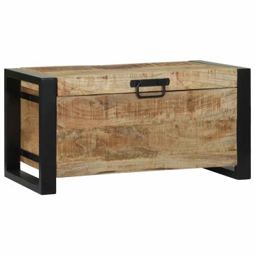 Vidaxl Shranjevalne škatle Rjava 60 x 30 x 30 cm Trden mangov les
