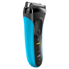 Braun Series 3 3010s Wet & Dry, modra, Brivnik