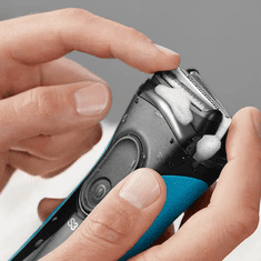 Braun Series 3 3010s Wet & Dry, modra, Brivnik