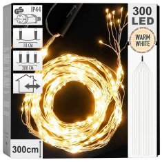 UNBRANDED Kaskada svetlobne zanke 10 žic 300 LED v zaprtih prostorih/na prostem 