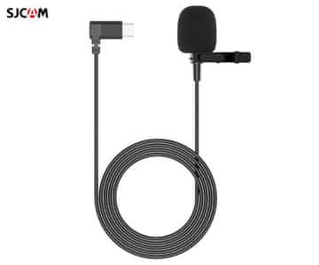 SJCAM Type-C mikrofon, kompakten, črn