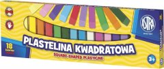 Astra Kvadratni plastelin 18 barv