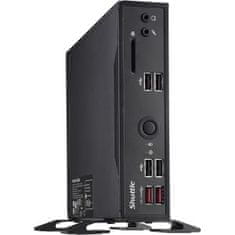 Barebone ShuttleBarebone DS50U5 Black (Core i5-1335U) brez ventilatorja Pripravljen 24-7 dni v tednu, brez WLAN-a