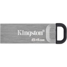 Kingstone USB KLJUČEK 64 GB 3.2 Kingston DataTraveler Kyson srebrne barve