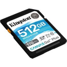 Kingstone KARTICA 512 GB Kingston Canvas Go! Plus XC 170 MB/s