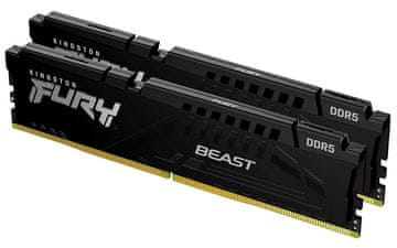 Kingstone KINGSTON 16GB 5600MT/s DDR5 CL36 DIMM Kit of 2 FURY Beast Black EXPO