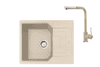 Franke set UBG 611-62 + Sirius L beige