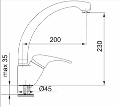 Franke set EFX 651-78 + Smeraldo